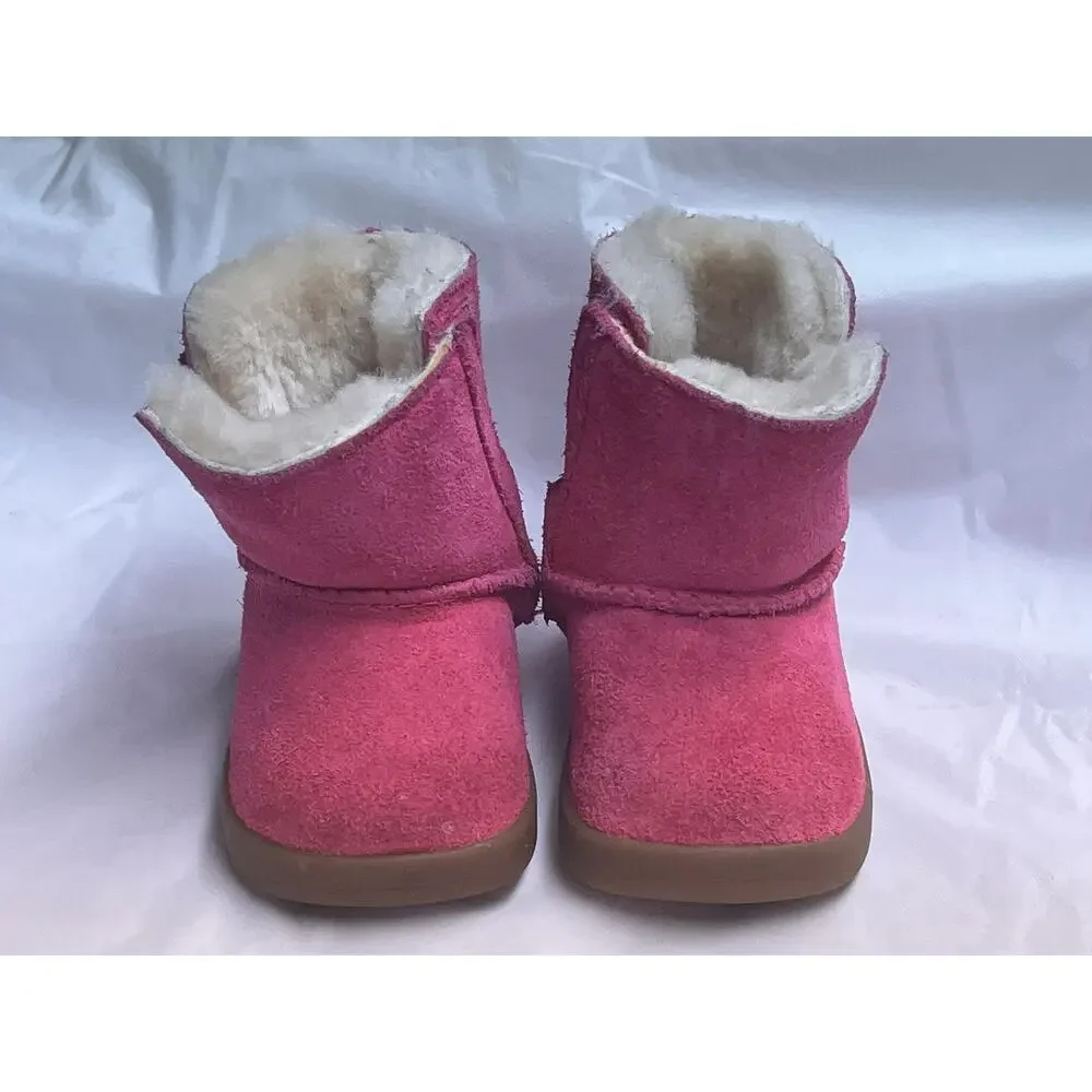 UGG AUSTRALIA TODDLER BOOTS SZ.02/03 S/N10960891 Baby Girl Pink Ugg